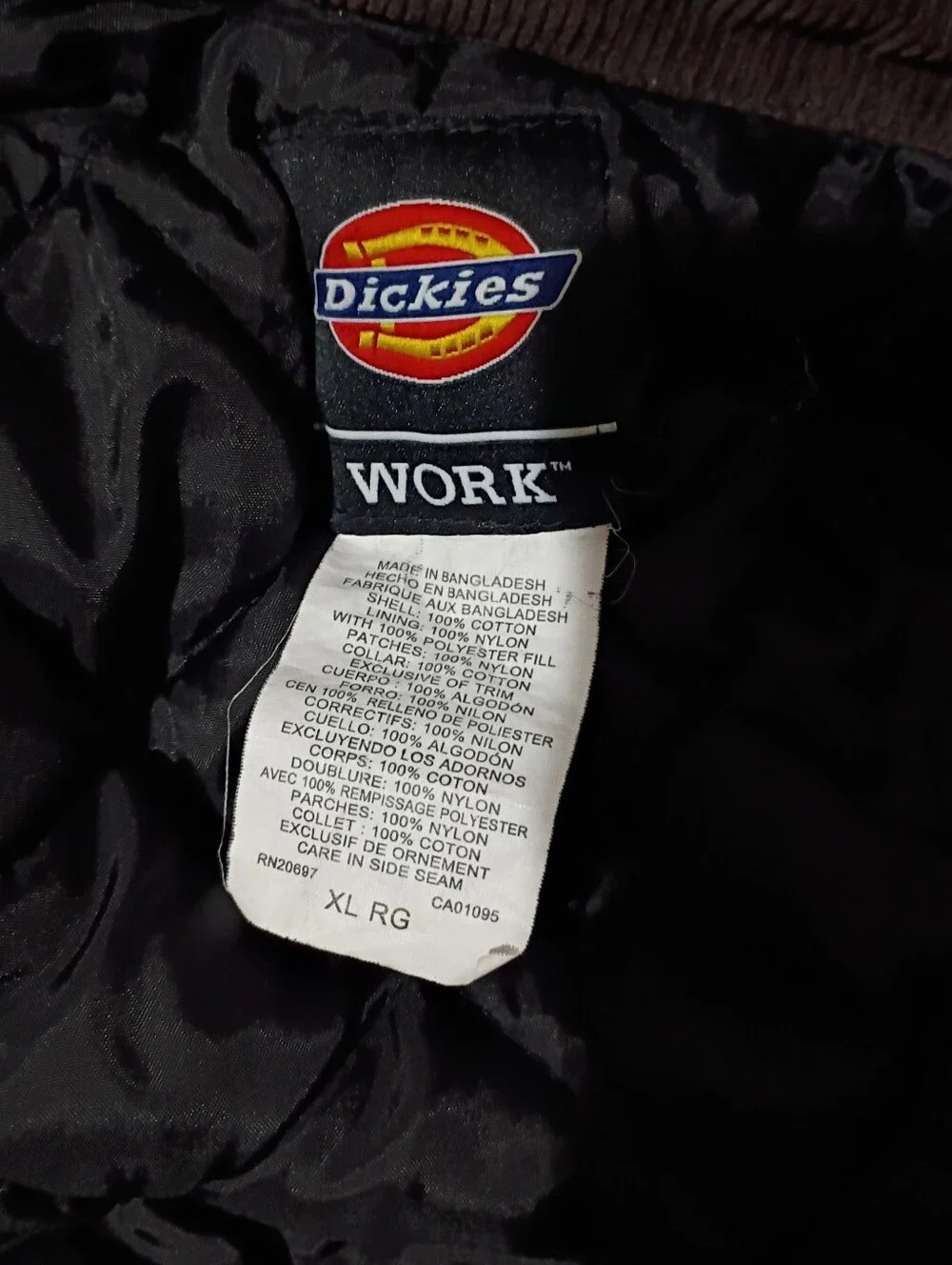 Dickies Duck Insulated Coveralls, Size XL Regular, Navy